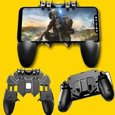 Gamepad AK66 com L1 L2 e R1 R2 Six Fingers PUBG Trigger Shooting Free Fire